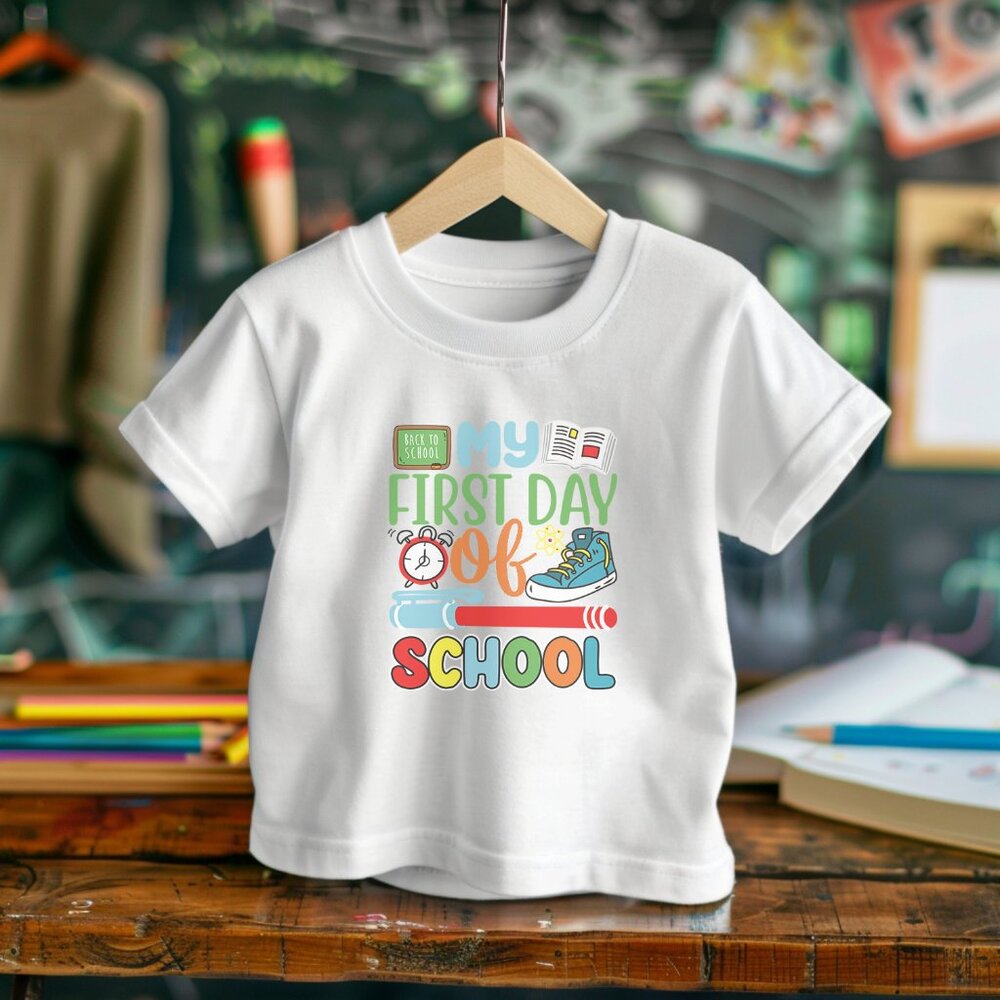 My First Day Of School Toddler Shirt